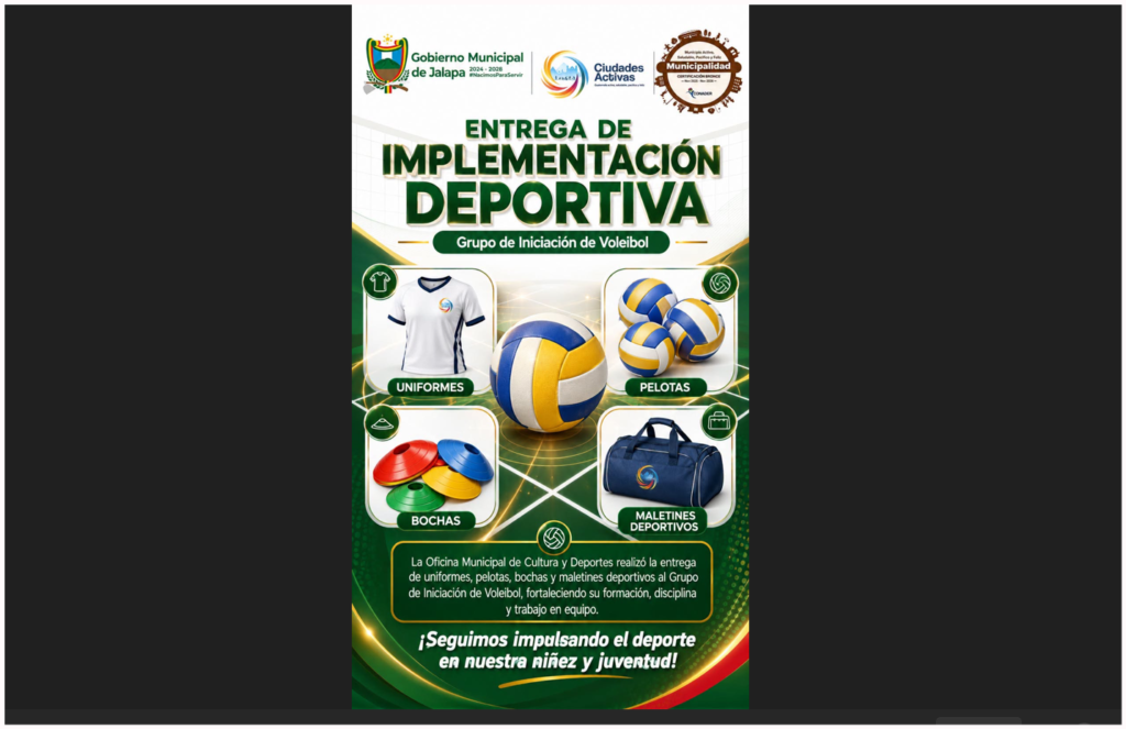 Entrega de Implementos Deportivos