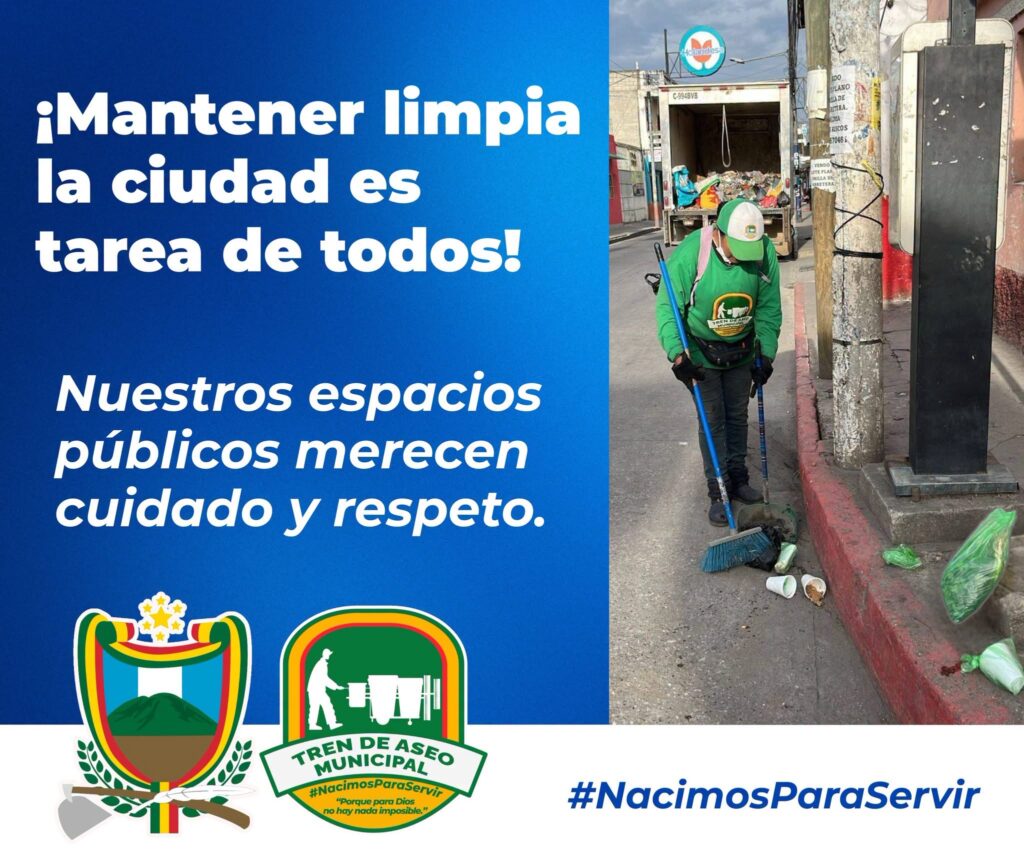 Mantener limpia la ciudad es tarea de todos