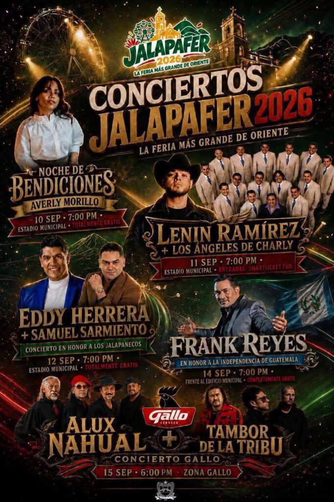 Conciertos Jalapafer 2026